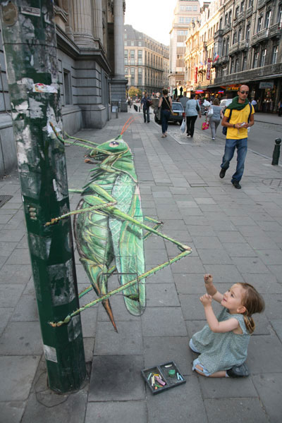 Top 43 Dessins Sur Rues Avec Effet Trompe-l’oeil Impressionnant ...