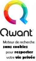 Logo de qwant le moteur de recherche sans cookies qui respecte la vie privée des utilisateurs